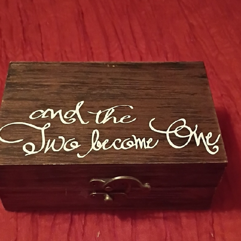 Rustic Wedding Ring Box - Picture 2 of 6